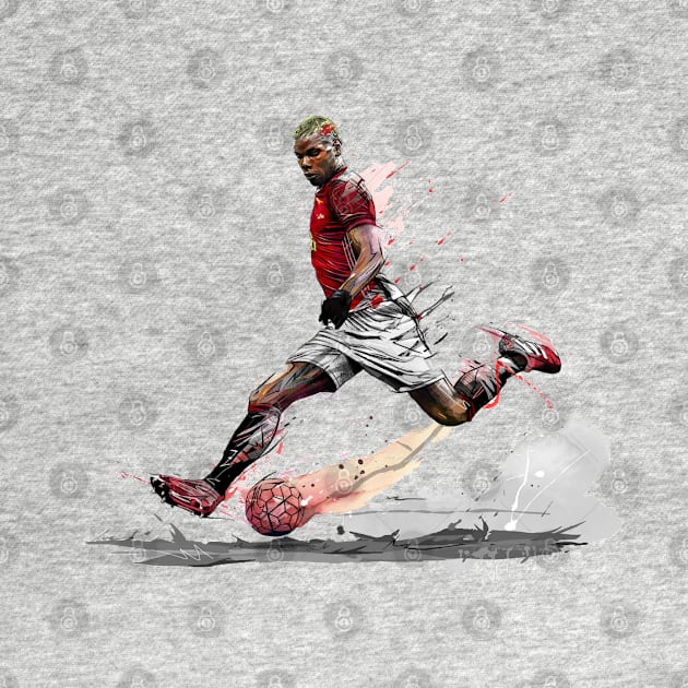 Illustration Paul Pogba by sonjigunawan